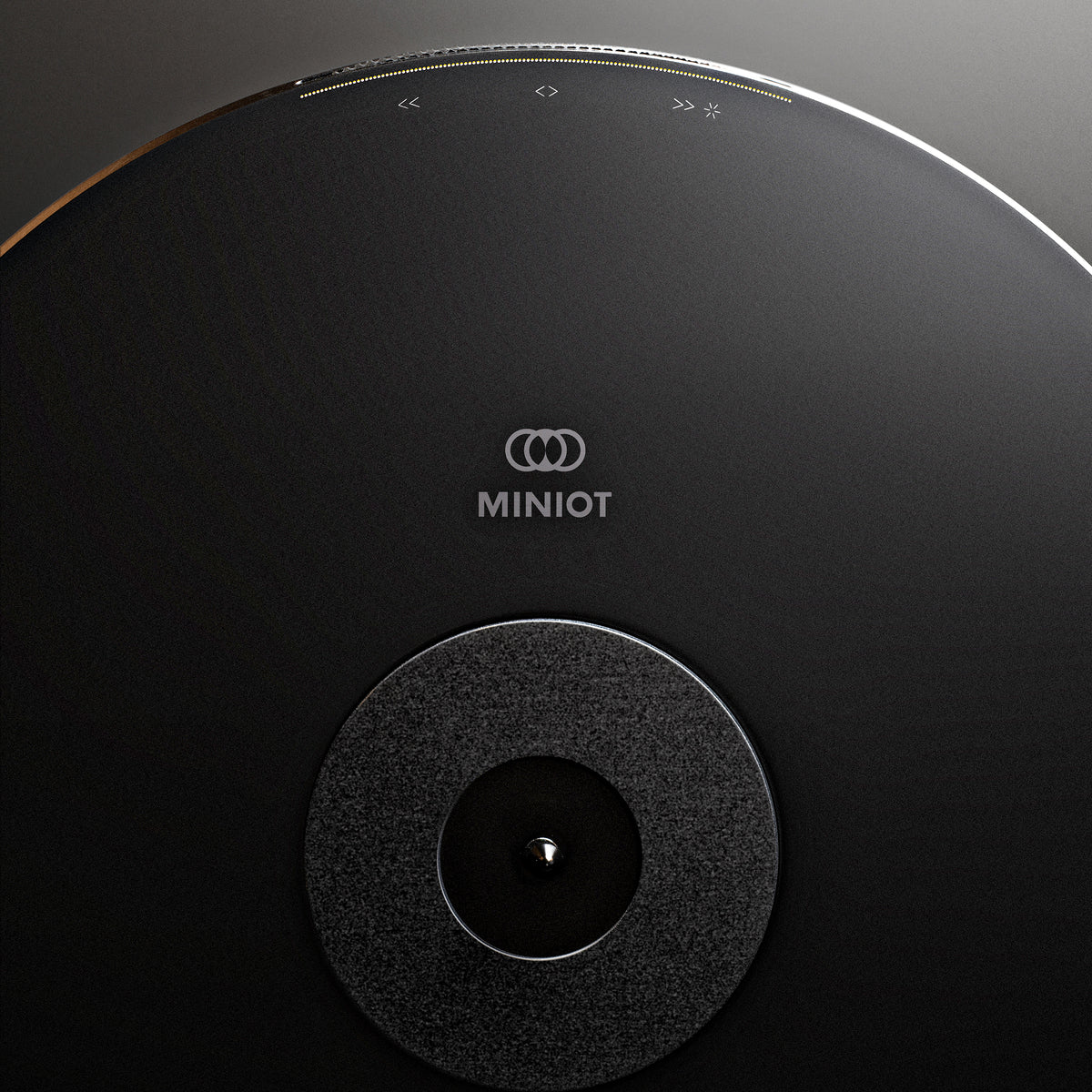 Wheel 3 Black - turntable – Miniot bv