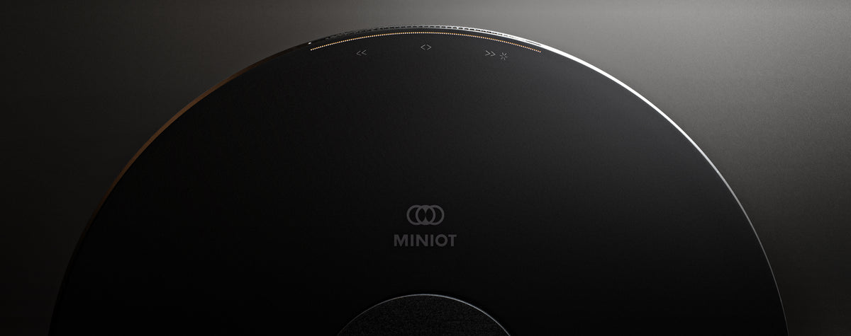 Wheel 3 Black - turntable – Miniot bv